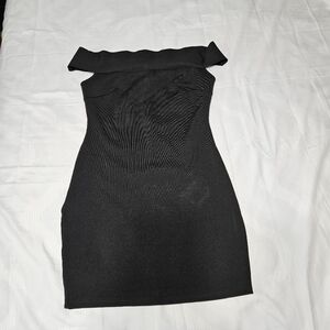 Elegant Black Off-Shoulder Dress